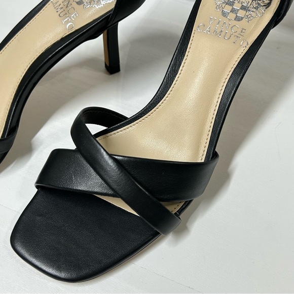 Vince Camuto Sarriss Black Strap Heel Size 6 - Picture 9 of 13